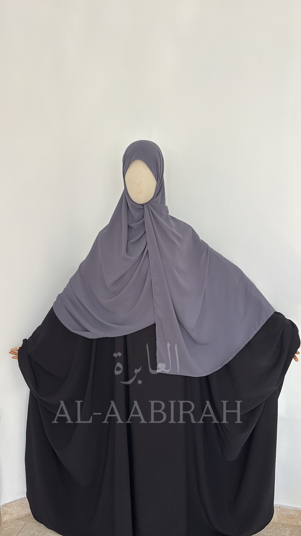 Niqab Set- Grey (nose string)